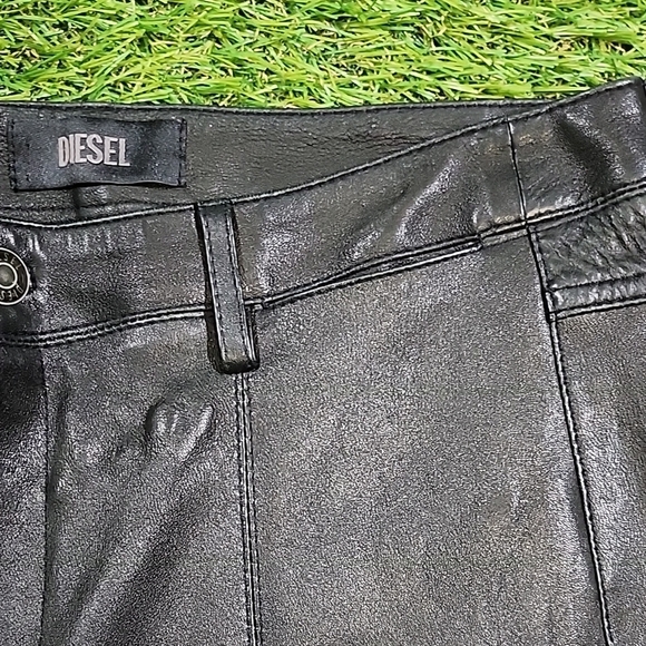 Womens Diesel Lamb Leather Skinny Jeans. Very Soft. 30w - Picture 3 of 12